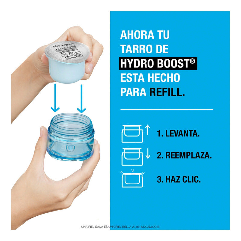 Neutrogena Hydro Boost Refill Crema Hidratante Facial Con Ácido Hialurónico, 50g