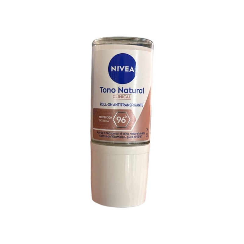 Desodorante Nivea Tono Natural Clinical Roll On 50ml - Neutra