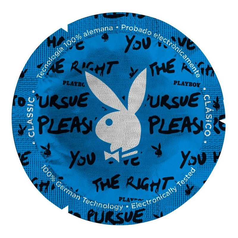 Vitrolero Con 100 Condones Lubricados Playboy Classic