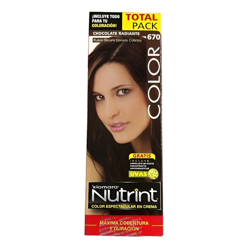 Xiomara Nutrint Tinte Permanente En Crema + Amapolleta