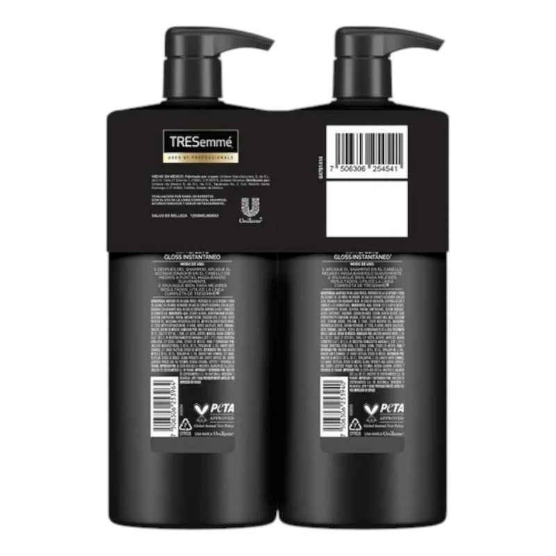 Pack Tresemme Brillo Lamelar Shampoo + Acondicionador 1 L