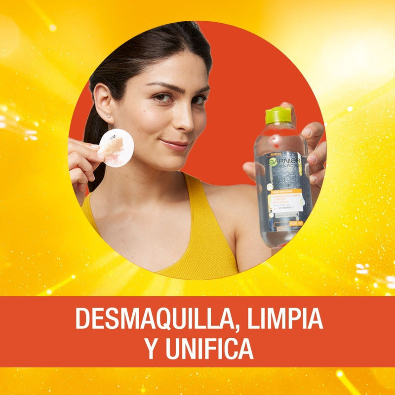 Garnier Agua Micelar Con Vitamina C Piel Con Manchas 400ml