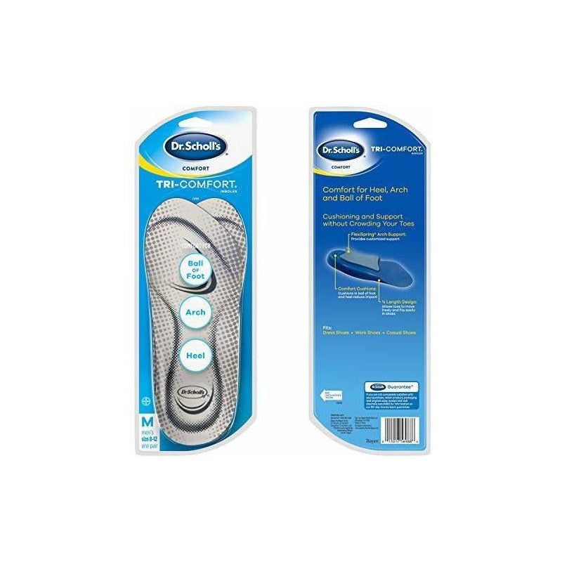 Dr Scholls Pantilla Tri-comfort Caballero 1 Par