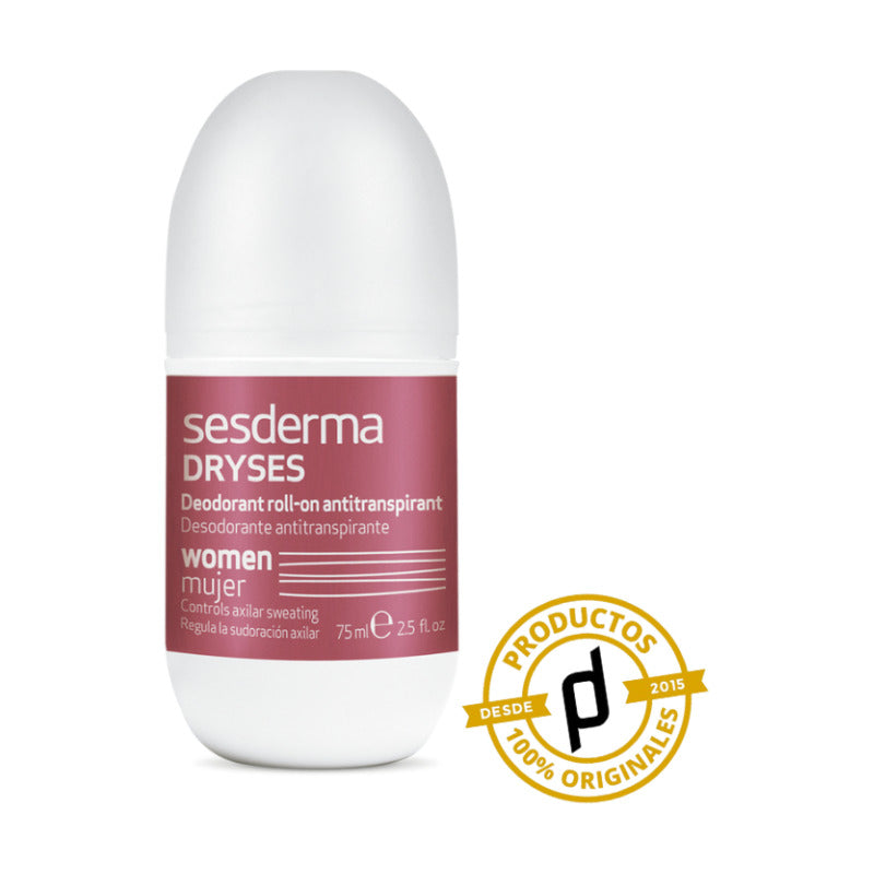 Sesderma 2×1 Dryses Mujer Roll-on Antitranspirante 2x75ml Neutro