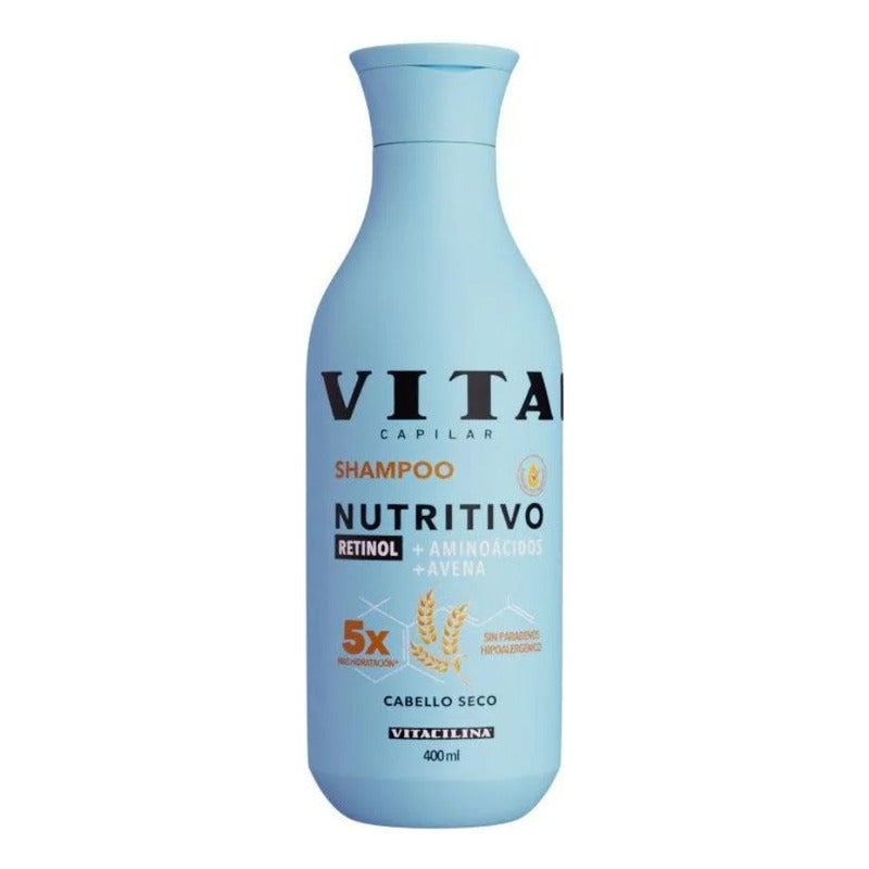Shampoo Vitacilina Nutritivo Cabello Seco 400ml
