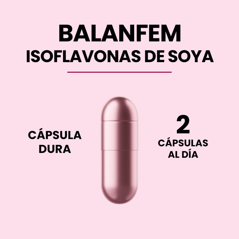 Balanfem Solanum Isoflavonas, Calcio, Acido Folico 100 Cap Sabor Sin Sabor