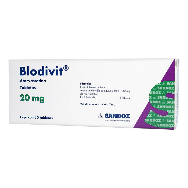 Blodivit Tableta 20 Mg, 30 Tabletas