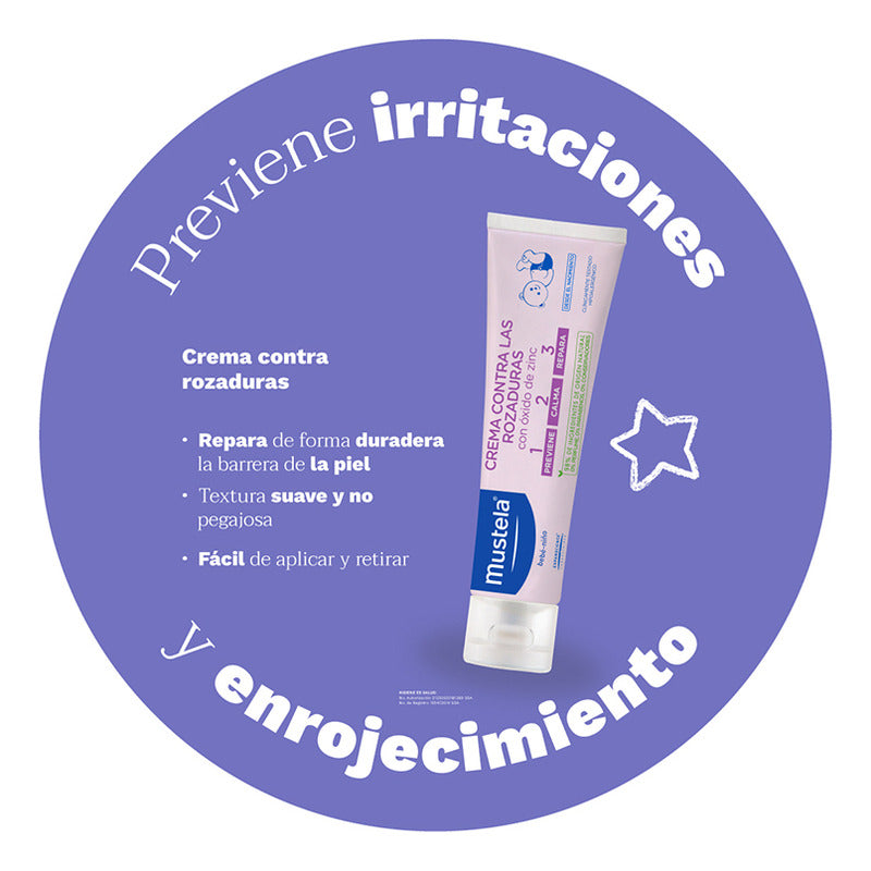 Mustela Crema Contra Rozaduras 123 Bebé 108gr