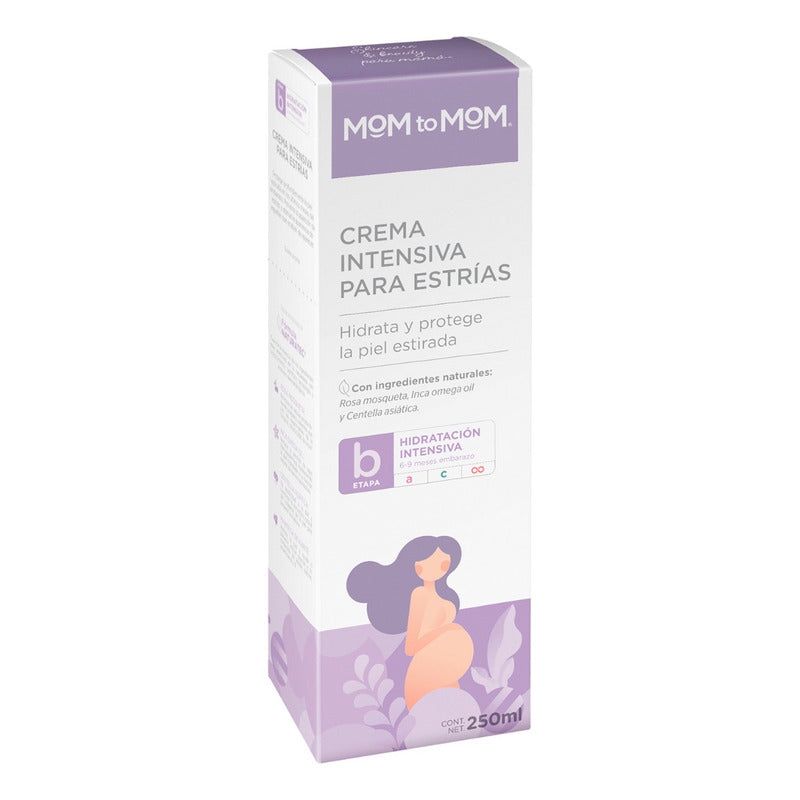 Mom To Mom Crema Antiestrías Para Embarazo Etapa B De 250ml