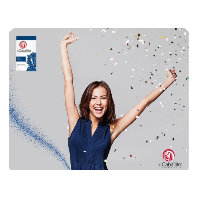 Pintura Colorante El Caballito 20grs. . Color Azul Indigo