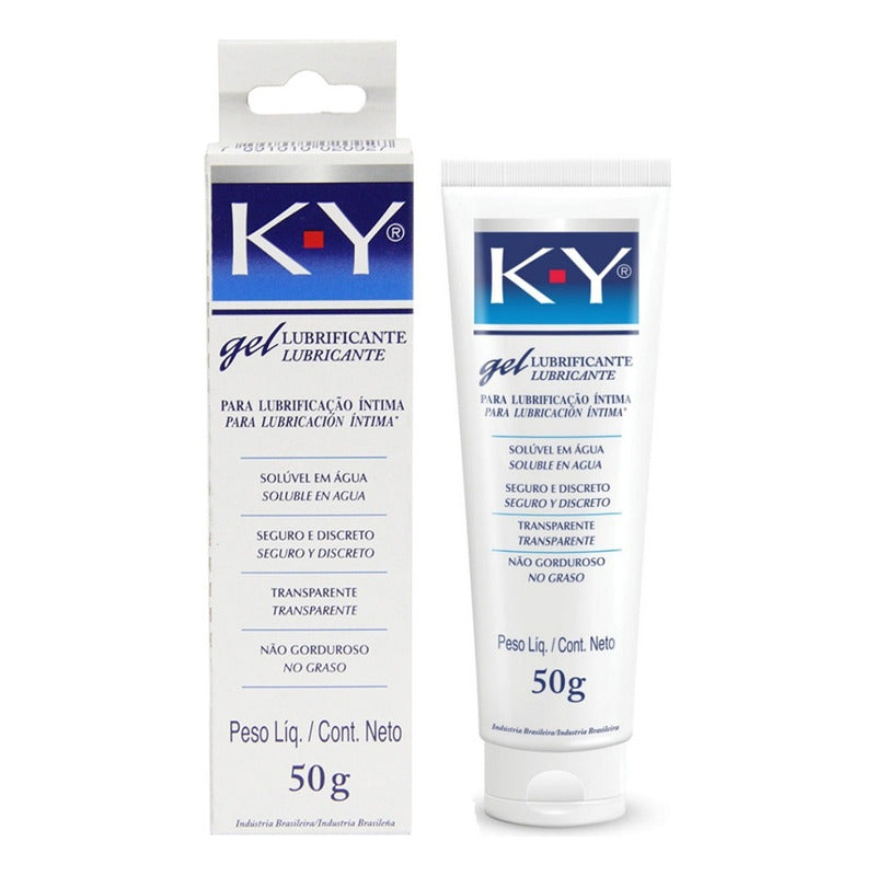 Gel Lubricante Íntimo K-y A Base De Agua Envase 50 Gr