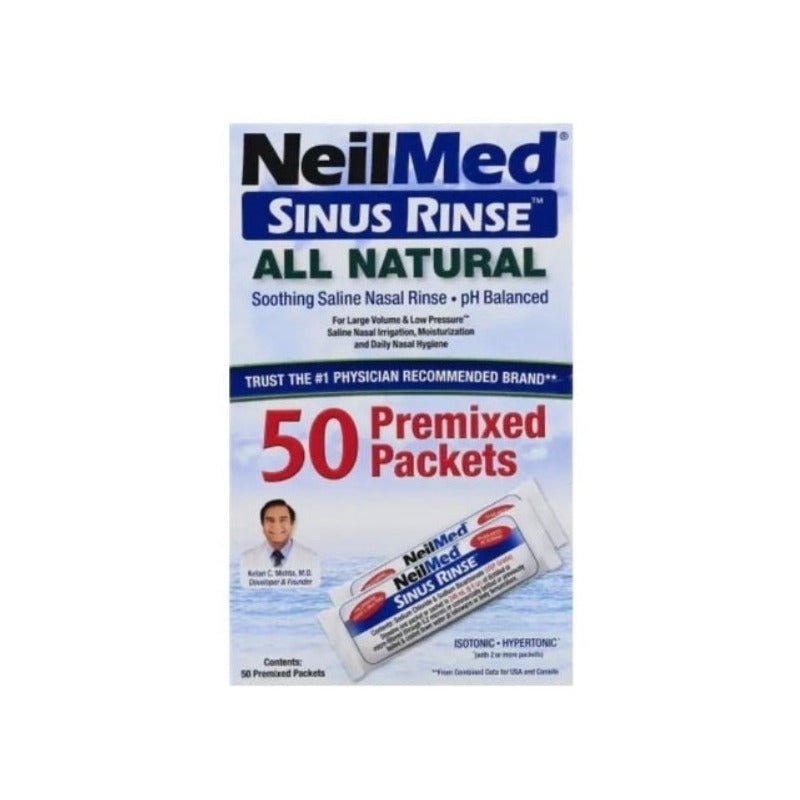 Neilmed Sinus Rinse Enjuague Nasal 50 Sobres Premezclados