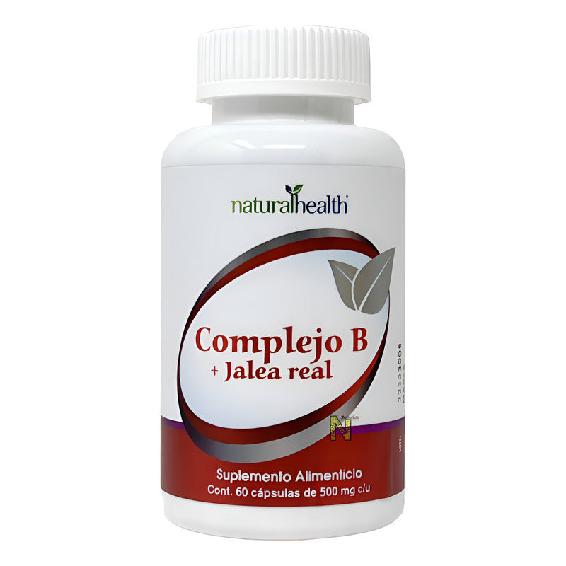 Complejo B Jalea Real 60 Cápsulas Natural Health - Null