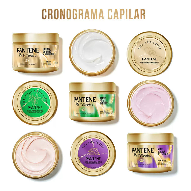Pack 3 Pantene Pro-v Miracles Mascarillas Intensivas