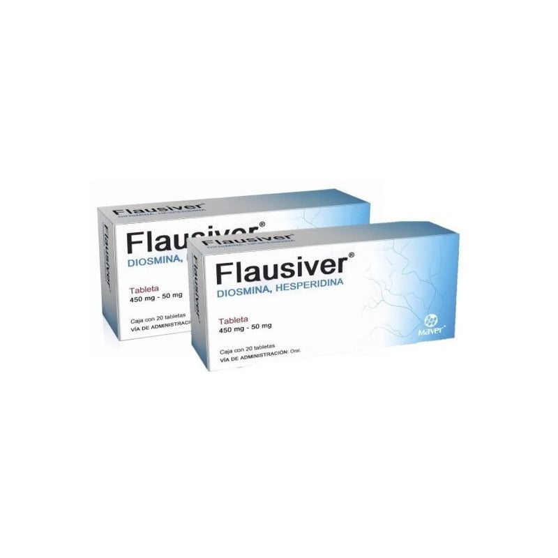 Dos Flausiver Diosmina Hesperidina 450/50mg 20 Tabs