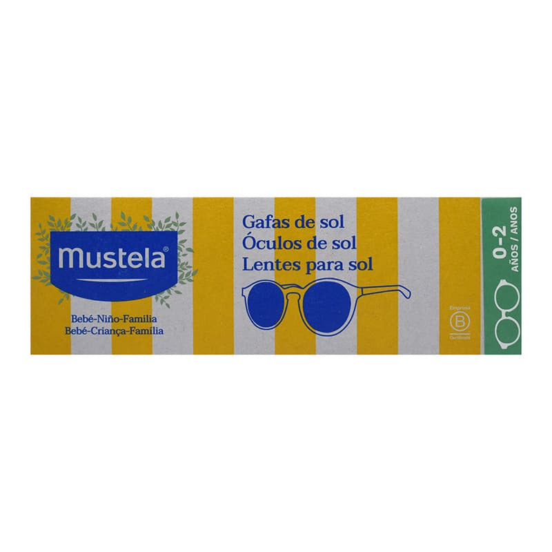 Mustela Lentes Solares Para Bebé 0 - 2 Años Ovalado Verde Claro Gris Oscuro Verde Claro Verde Claro