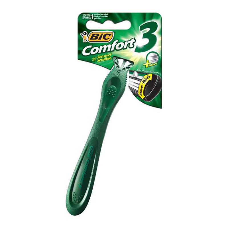 Rastrillo Desechable Bic Comfort 3 Sensitive 1 Pieza