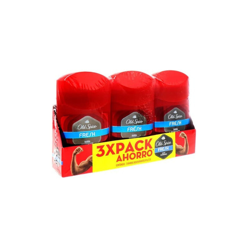 Desodorante Old Spice Fresh Para Caballero 3 Pack