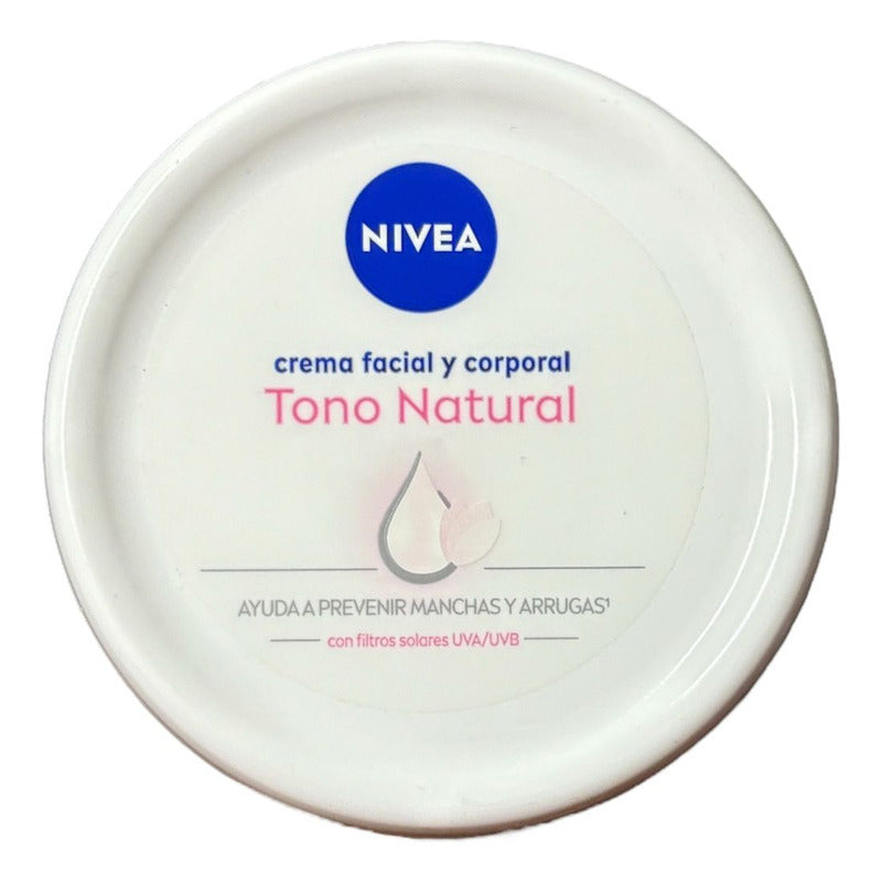 Nivea Crema Corporal Y Facial Aclarado Natural, 200 Ml Sin Olor