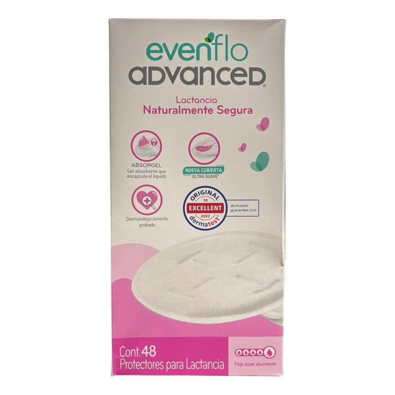 Protectores Para Lactancia Evenflo Absorgel 48 Pzas