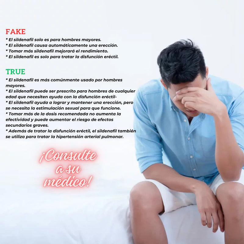 Edegra Tabletas 100 Mg, 20 Tabletas