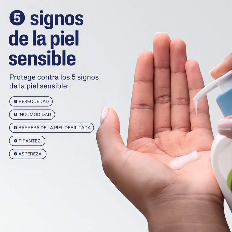 Locion Limpiadora Cetaphil Para Piel Sensible, Normal A Seca X 473 Ml