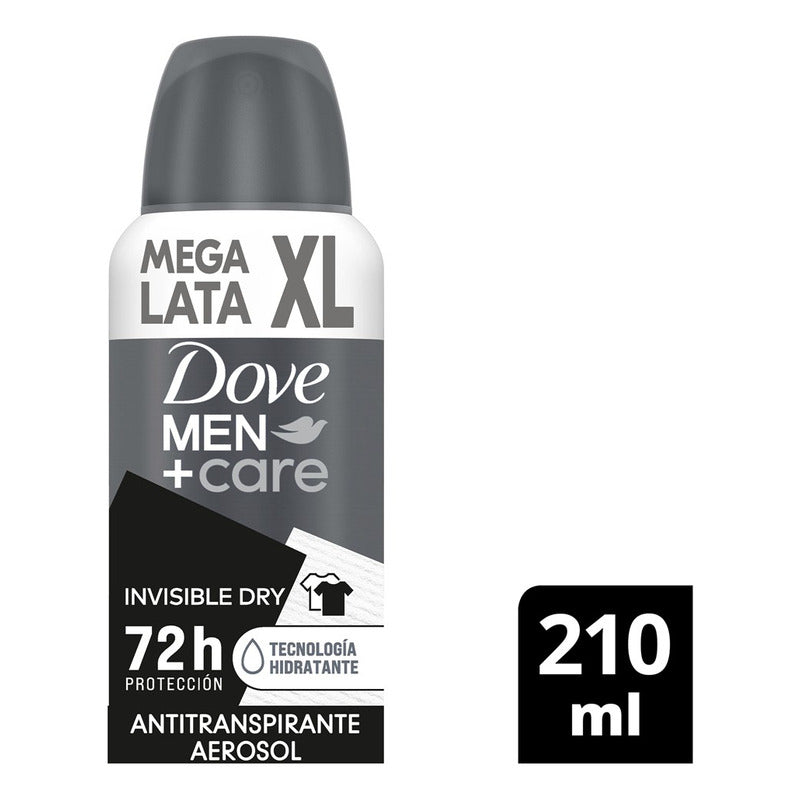 Dove Care Aerosol Invisible Dry Para Caballero 210ml Neutro