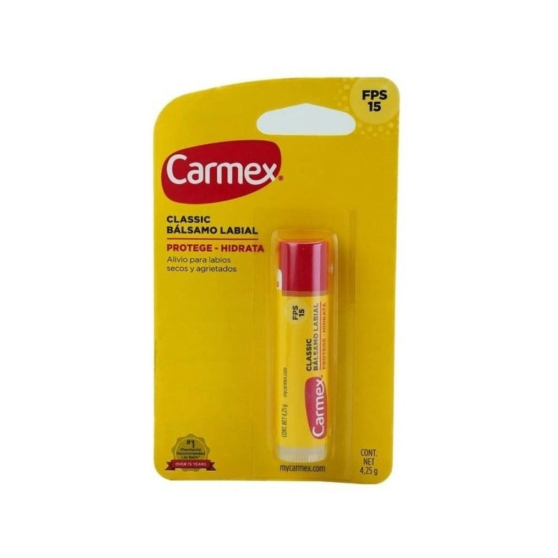Carmex Bálsamo Labial Hidratante Con Fps15 Sabor Classic