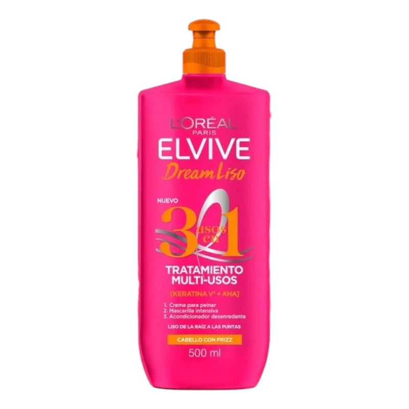 Elvive Dream Liso Tratamiento Multi-uso Cabello Frizz 500ml