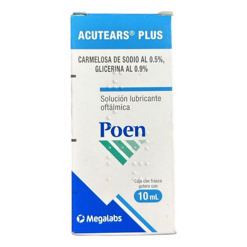 Acutears Plus Solución Oftálmica 0.5%, 1 Frasco Gotero 10ml