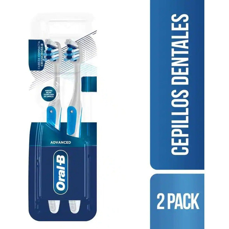 Cepillo De Dientes Oral-b Advanced 5 Acciones Delimpieza Suave 2 Piezas