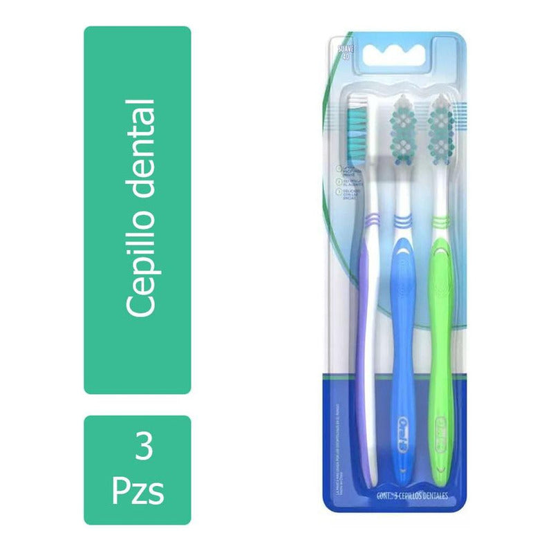 Pack 3 Cepillo Dental Oral B Complet Suave