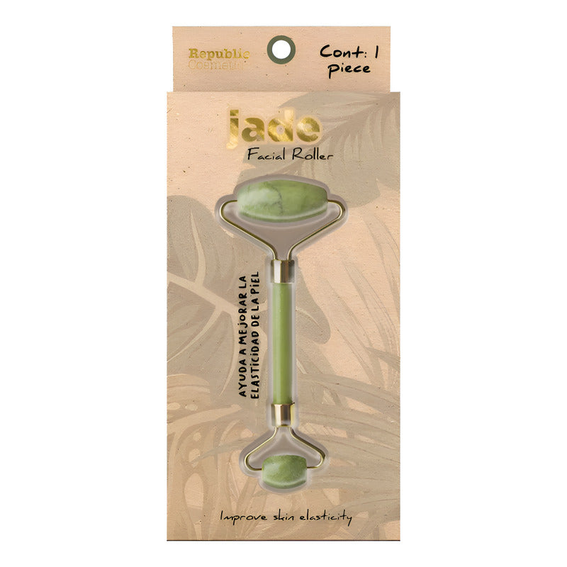 Jade Roller Republic Cosmetics Masajeador Facial Mixta Día/noche