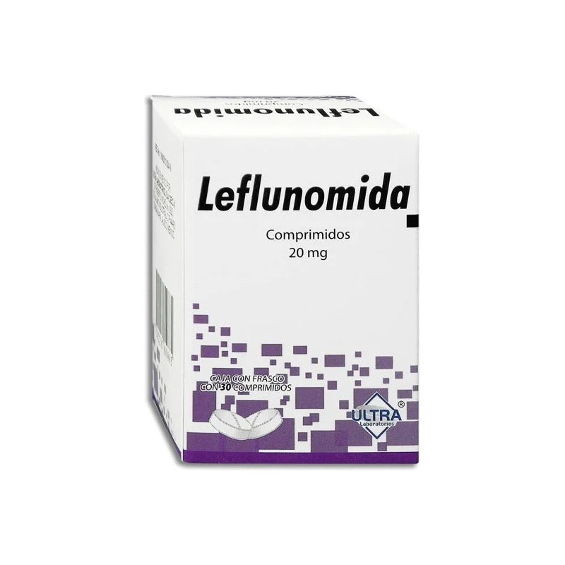 Leflunomida 20mg Caja Con 30 Comprimidos