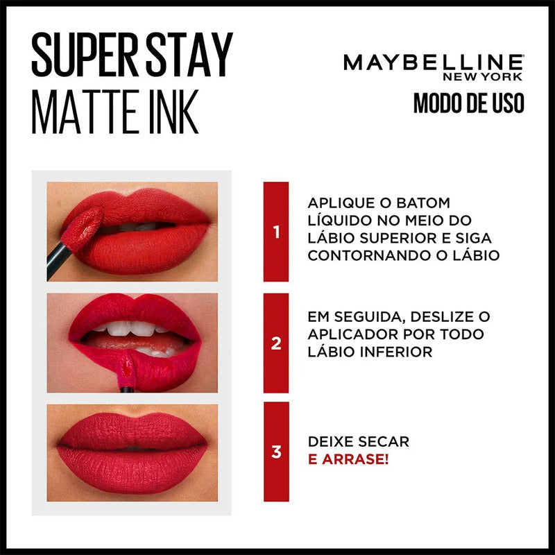 Maybelline Labial Super16h Stay Matte Ink  Inspirer5 Ml Inspirer
