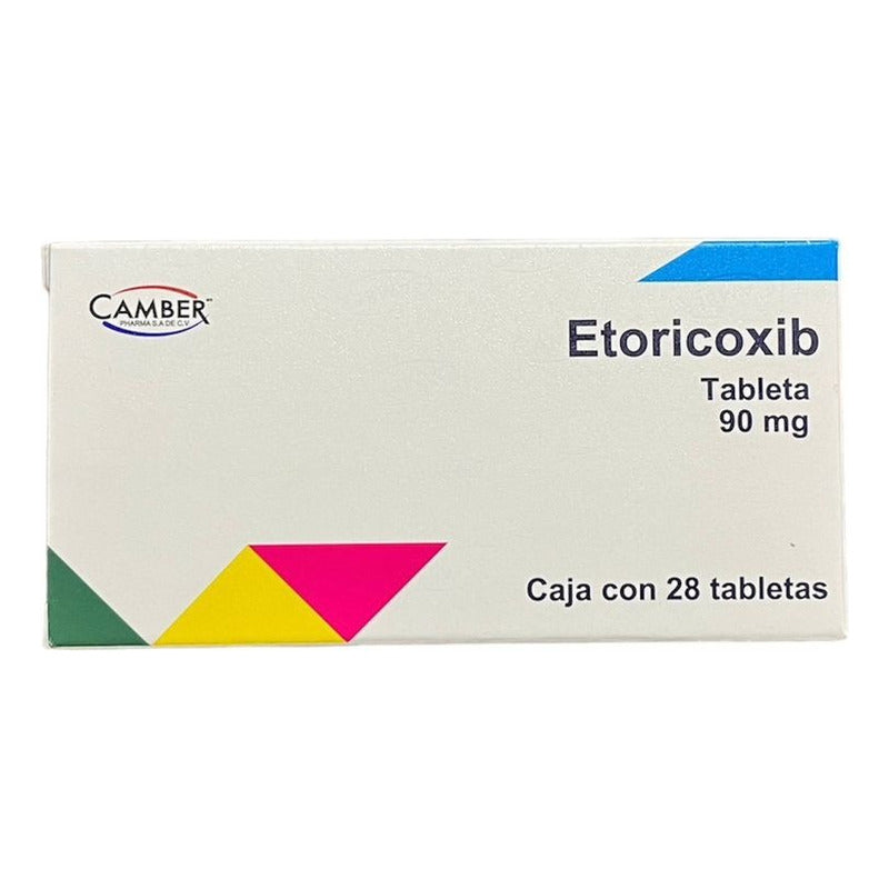 Etoricoxib Camber 90mg Caja Con 28 Tabletas