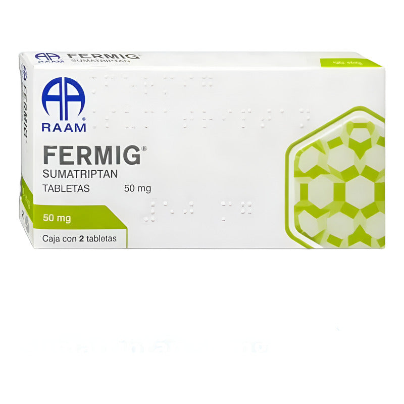 Ferming Sumatriptan 50mg Burbuja Con 2tabs