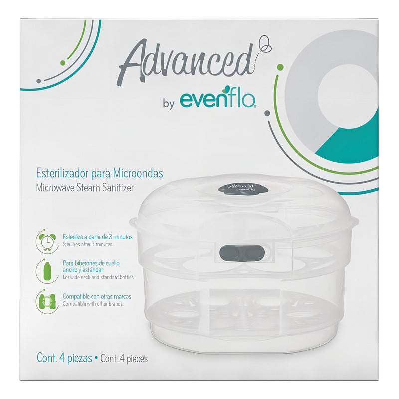 Evenflo Advanced Esterilizador De Biberones Para Microondas