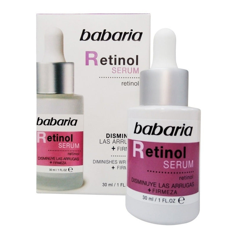 Babaria Sérum Facial Retinol Vegano Antiarrugas, Apto Para Todo Tipo De Piel, 30ml