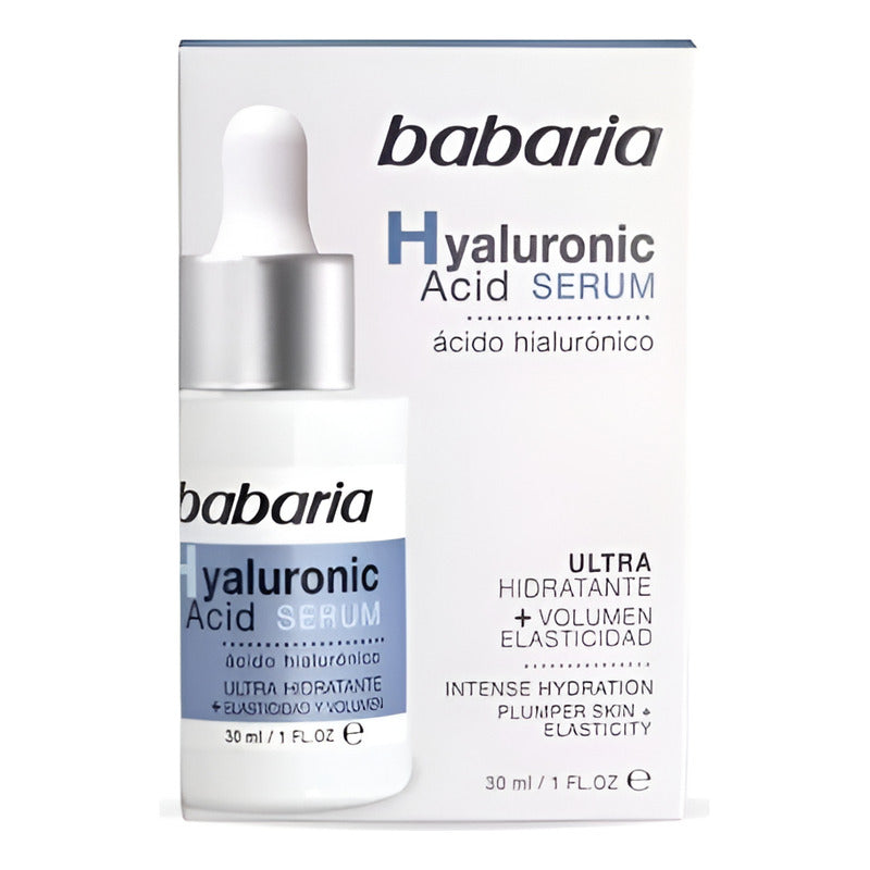 Serum Ácido Hialurónico Hidratante Vegano Babaria 30ml Todo Tipo De Piel
