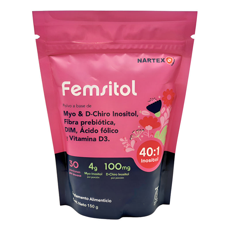 Femsitol Myo & D-chiro Inositol 150g Con 30 Porciones N/a
