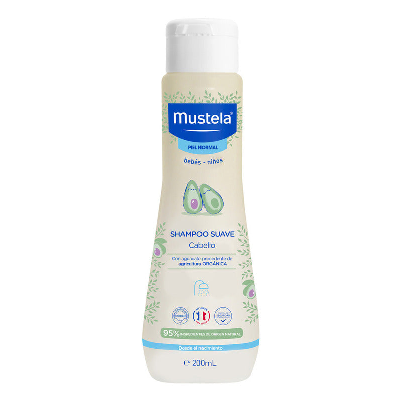 Mustela Shampoo Suave Piel Normal  Cabello 200 Ml