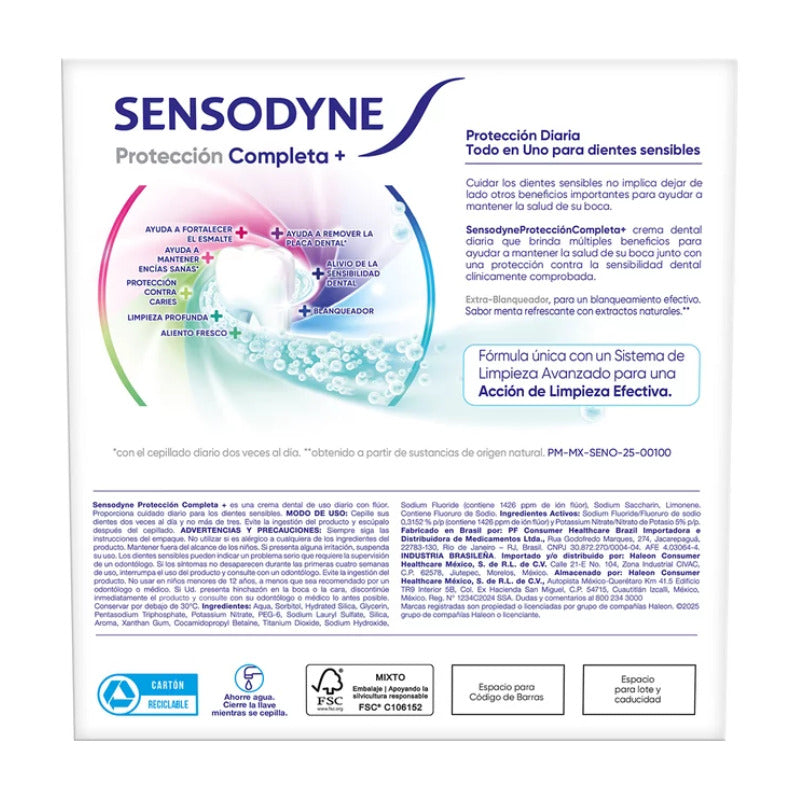 Pack Sensodyne Protección Completa 180g C/u