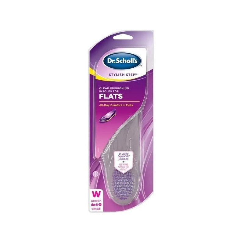 Dr. Scholl's Flats Zapato Bajo Plantillas Transparentes 22-26 Transparente