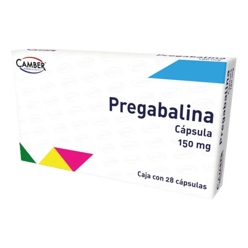 Pregabalina 150mg Con 28 Cápsulas Camber