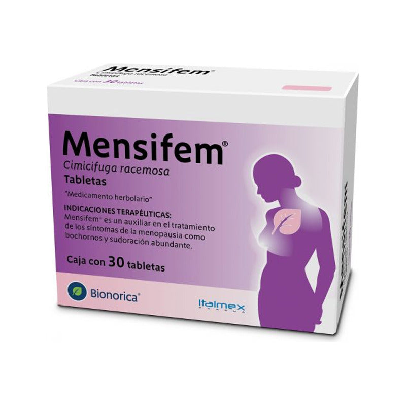 Mensifem Tabletas Recubiertas 20 Mg, 30 Tabletas