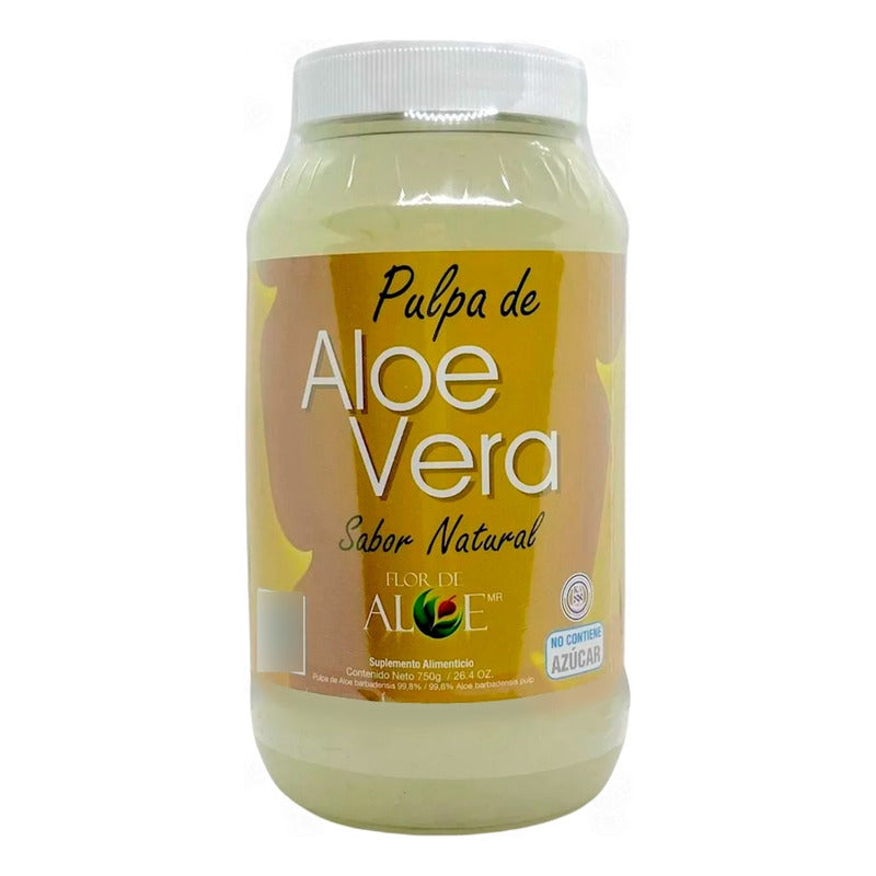 Pulpa De Sábila Natural - Flor De Áloe 750 G