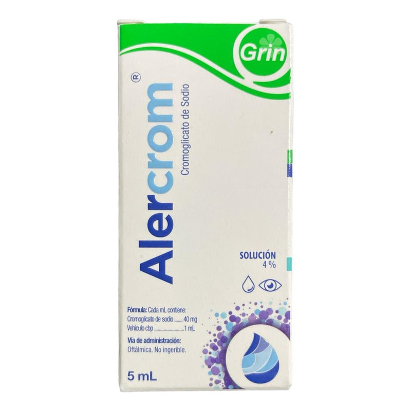 Alercrom Cromoglicato De Sodio Solución Oftalmica 5ml