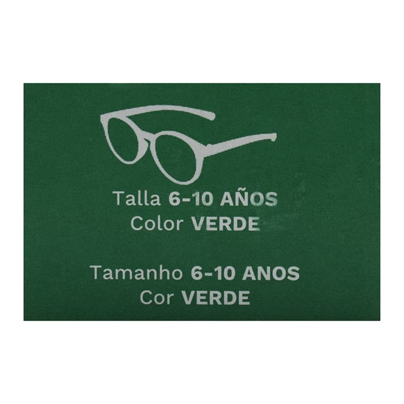 Mustela Lentes Solares Para Niños 6 - 10 Años Ovalado Verde Claro Gris Oscuro Verde Claro Verde Claro