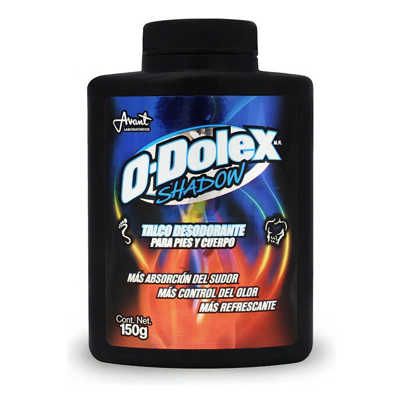 Talco O Dolex Desodorante Shadow Pies Y Cuerpo 150gr